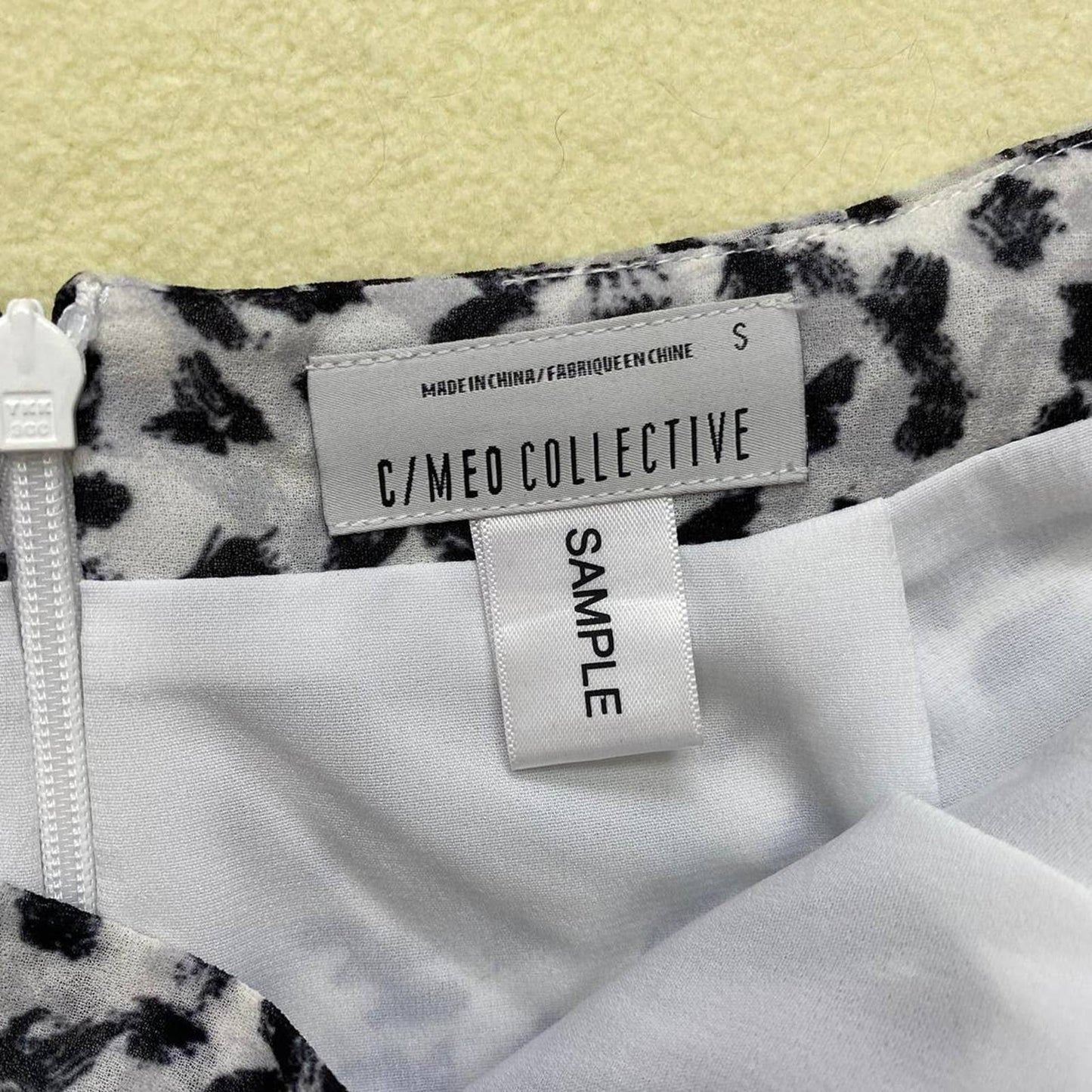 Secondhand C/MEO Collective Leopard Print Mini Skirt - Sample, Size Small