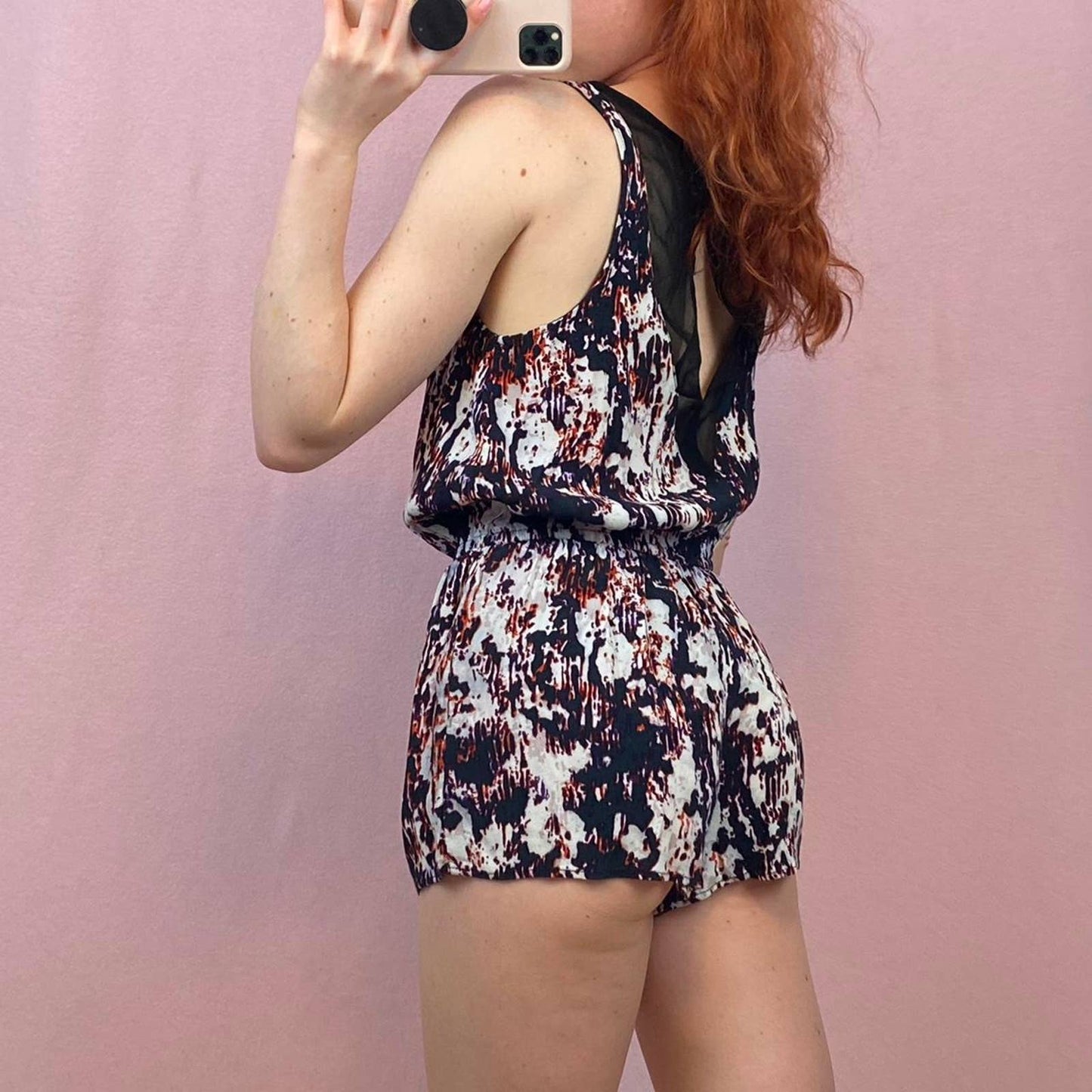 Secondhand Urban Outfitters Bleach Tie Dye Romper, Size S/M