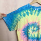 Y2K Colortone Rainbow Tie Dye T-Shirt, Size Large