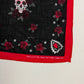 Secondhand Skull Rose Print Square Scarf Bandana