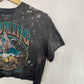 Upcycled Fifth Sun Wyoming Distressed Crop Tee, Size XS