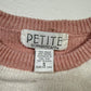 Vintage Petite Sophisticate Snowflake Sweater, Size Small