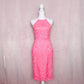 Yumi Kim Hot Pink Save The Date Lace Dress, Size Small