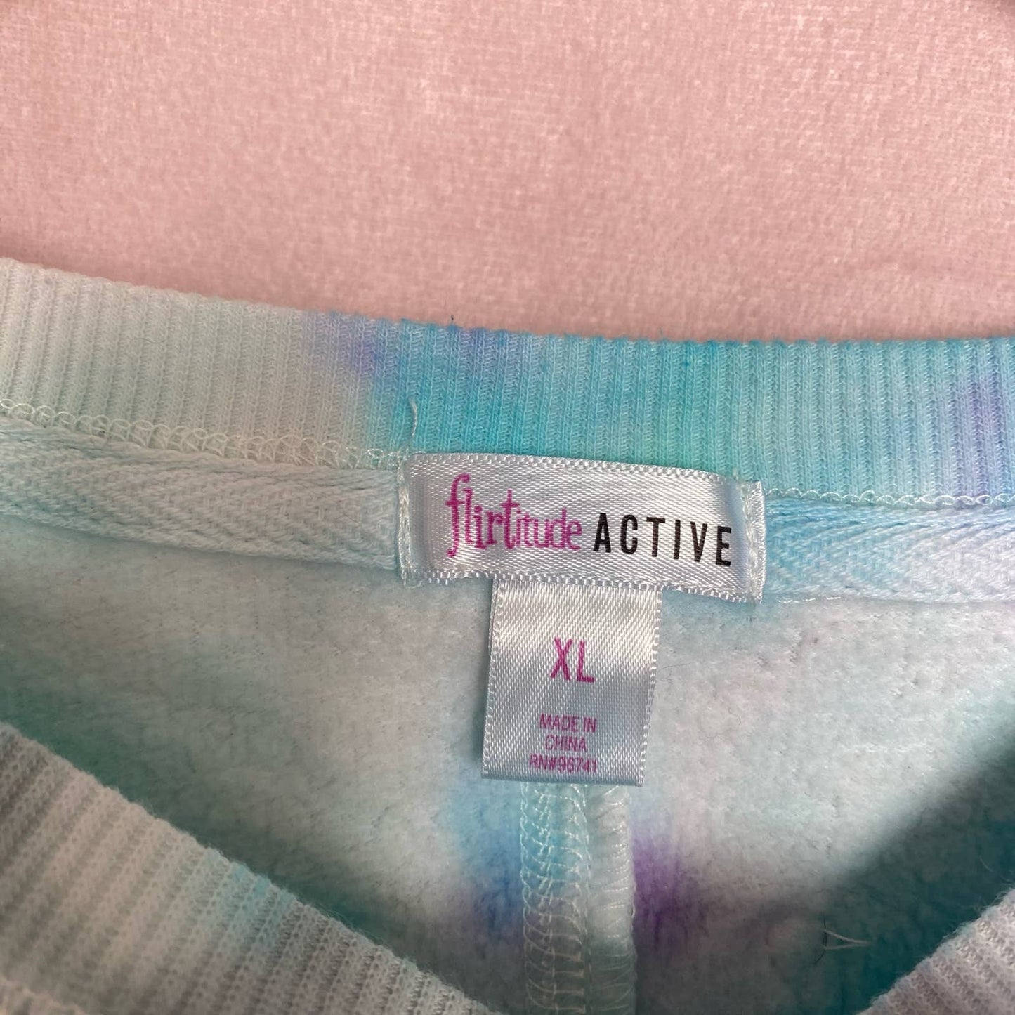 Reworked Tie Dye Crewneck Sweatshirt, Size XL