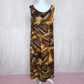Vintage Dress-U-II by Sharon Abstract Print Midi Dress, Size 14