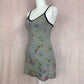 Upcycled Urban Outfitters Tie Dye Striped Mini Dress, Size Small