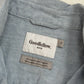 Upcycled Goodfellow & Co Cropped Linen Cotton Button Up Shirt, Size Small