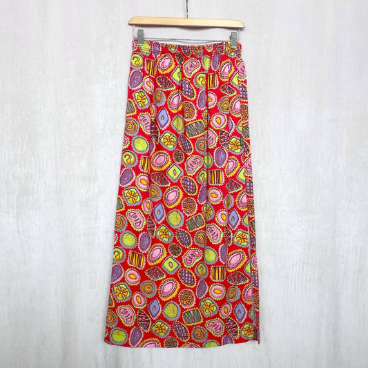 Vintage Gene Ewing Bis Pastry Print Skirt, Size Small