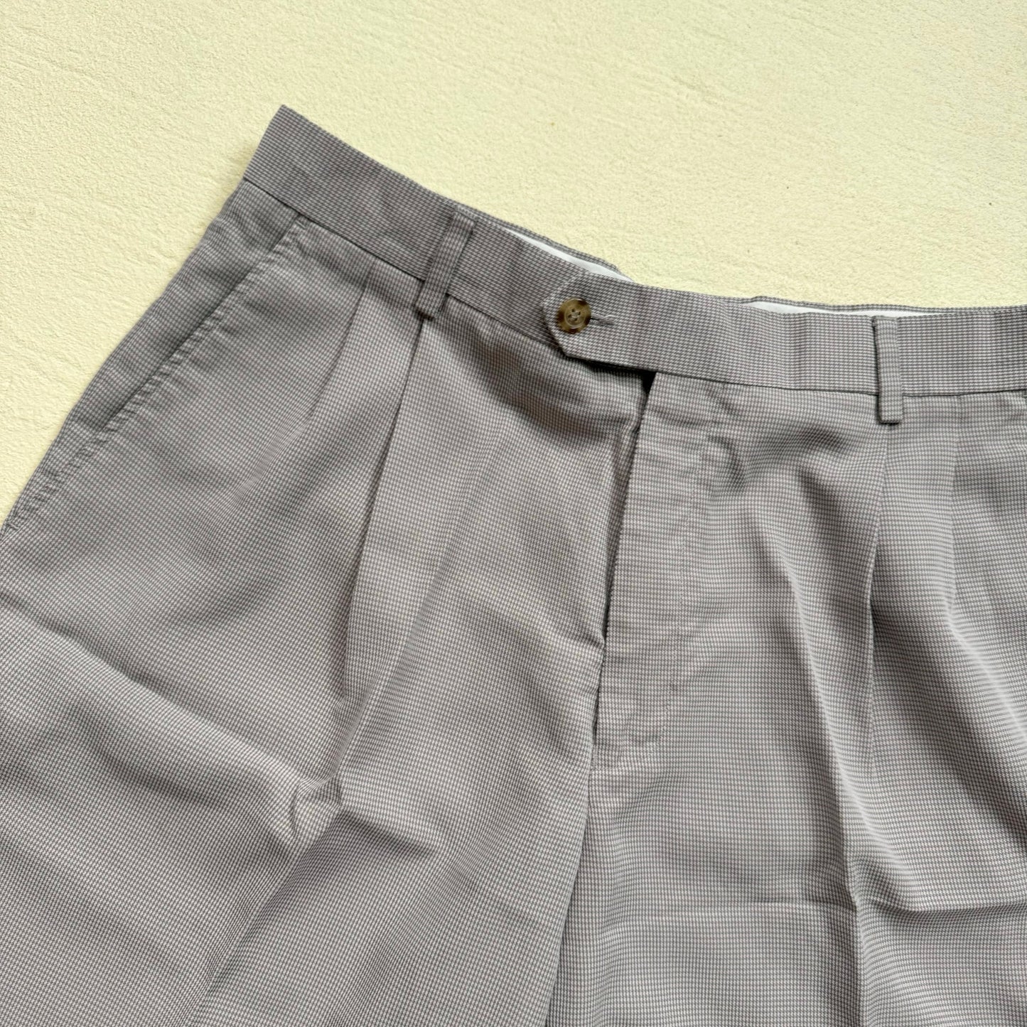 Secondhand Greg Norman Khaki Tan Chino Shorts, Size 34