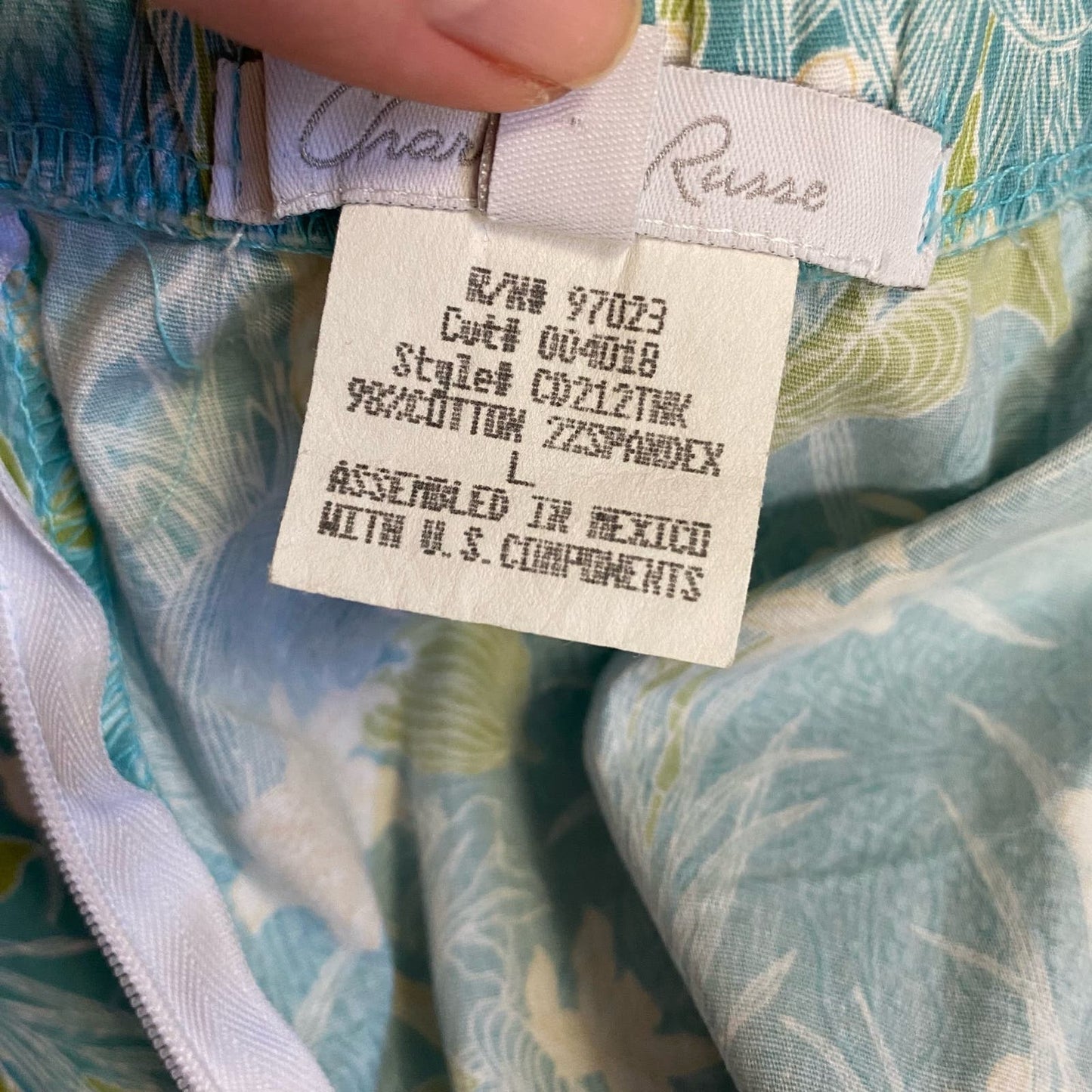 Y2K Charlotte Russe Strapless Floral Mini Dress, Size Large