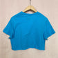 Reworked Tom & Jerry Distressed Crop Graphic Tee, Size Medium