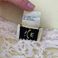 Vintage ICE Cream Lace Button Up Long Sleeve, Size Small