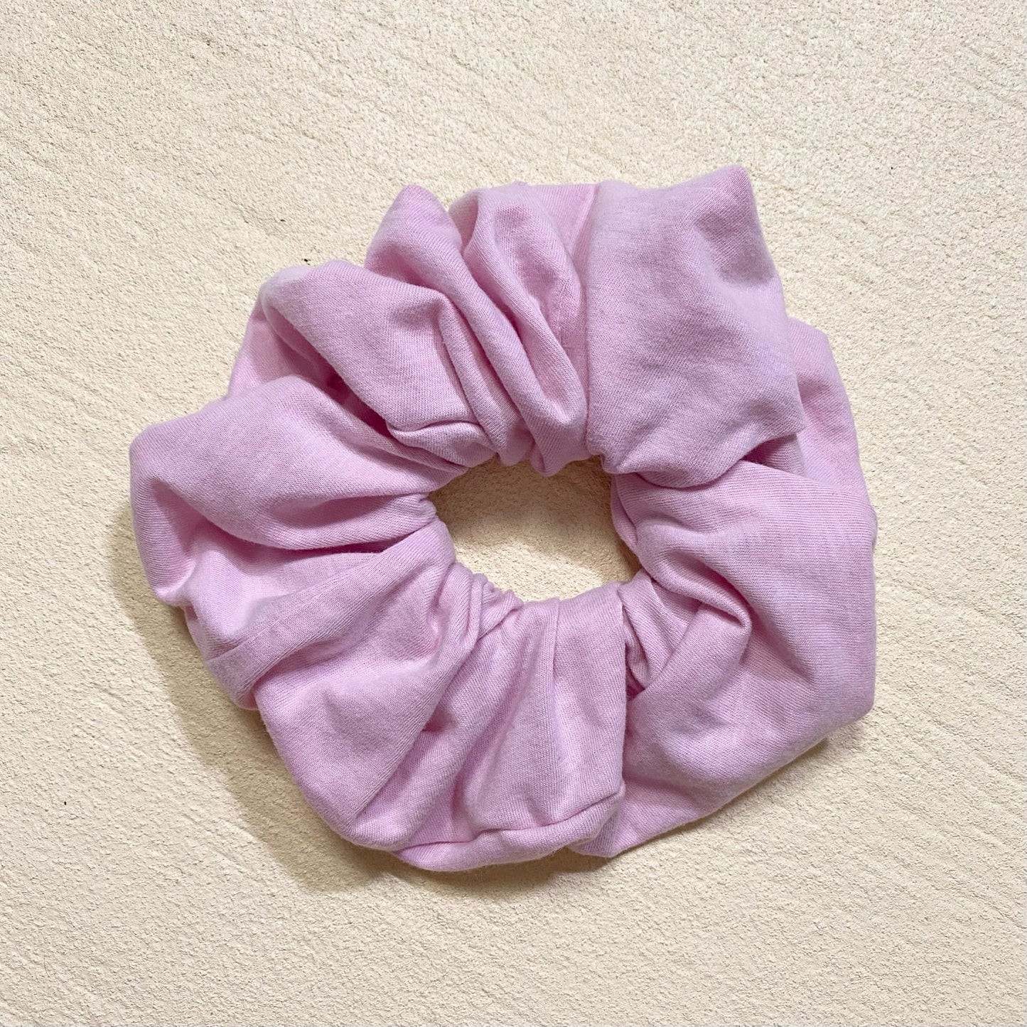 Scrap Fabric Soft Light Pink Jumbo Scrunchie