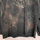 Upcycled Farr Distressed Long Sleeve T-Shirt, Size XL