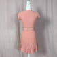 Secondhand Lulus Wistful Wanderer Dusty Pink Lace Mini Dress, Size Small