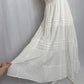 Secondhand Macy's Bohemian White Cotton Maxi Dress, Size 12P