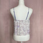 Reworked Flying Tomato Tie Dye Paisley Flowy Crop Tank, Size Small