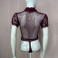 Secondhand Victoria's Secret Floral Mesh Lace Bodysuit, Size XS
