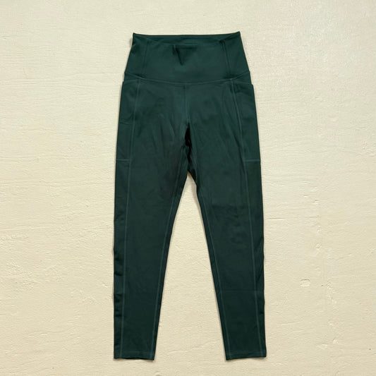 Secondhand Girlfriend Collective Green Pocket Cropped Leggings, Size XS