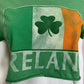 Upcycled Ireland Flag Distressed Crop Tee
