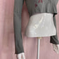 Reworked ASU Sun Devils 1/2 Button Crop Long Sleeve, Size Small
