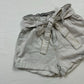 Secondhand Wishlist High Waisted Paperbag Wash Denim Shorts, Size Small