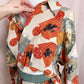 Upcycled Vintage Button Front Two Piece Skirt Set, Size S/M