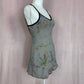 Upcycled Urban Outfitters Tie Dye Striped Mini Dress, Size Small