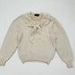Vintage Herman Geist Lace Collar Knit Sweater, Size Small