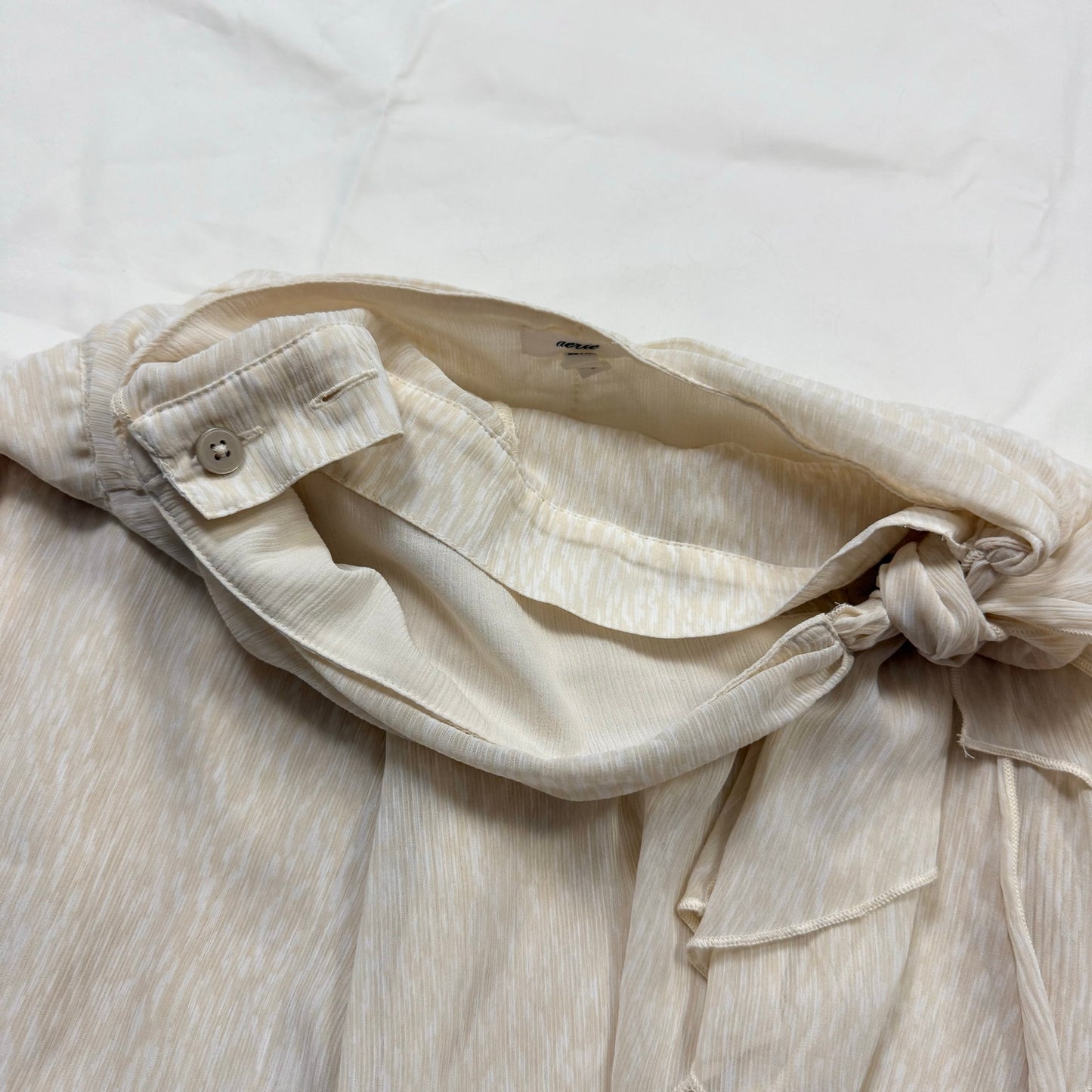 Secondhand Aerie Chiffon Tiered Wrap Mini Skirt, Size XS