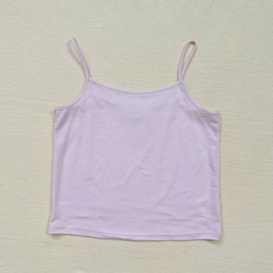 Secondhand Baby Pink Crop Cami Tank Top, Size XS