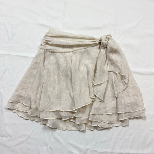 Secondhand Aerie Chiffon Tiered Wrap Mini Skirt, Size XS