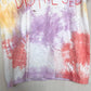 Upcycled I’m Distressed Ripped Tie Dye Tee, Size Large