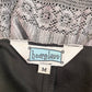 Vintage Hourglass Crochet Fit & Flare Mini Dress, Size Medium