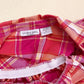 Upcycled Vintage Plaid Crop Shirt & Skirt Set, Size S/M