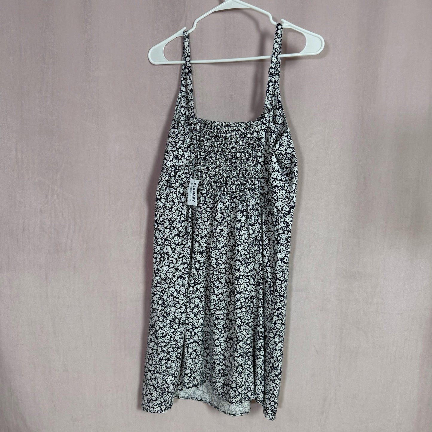 Preowned Old Navy Fit & Flare Linen Blend Cami Mini Dress, Size XL