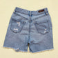 Secondhand Blank NYC Distressed Denim Bermuda Shorts, Size 24