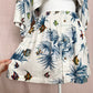 Upcycled Vintage Fish Print Button Two Piece Skirt Set, Size M/L