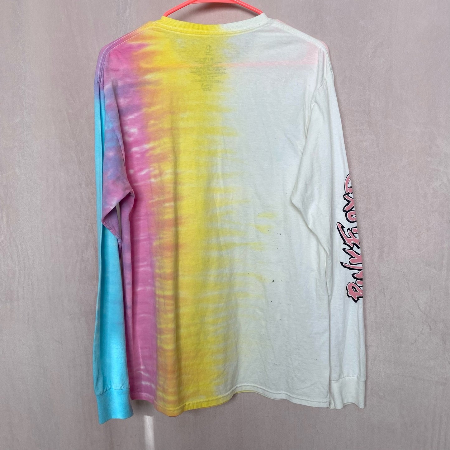 Secondhand Pink Floyd Tie Dye Long Sleeve Graphic T-Shirt, Size Medium