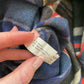 Vintage Plaid Wool Blend A-Line Midi Skirt, Size 25”