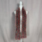 Y2K Handmade Knit Fuzzy Rainbow Scarf