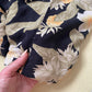 Vintage Pineapple Moon Silk Tropical Vest, Size Medium