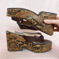 Secondhand Jonathan Martin Snakeskin Wedge Heeled Mules, Size 6