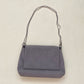 Secondhand Gray Vegan Suede Chain Crossbody/Shoulder Flap Handbag