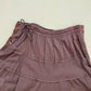 Vintage Brown Tiered Whimsigoth Midi Skirt, Size M/L