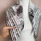 Vintage June Critchfield James Madison Quotes Scarf