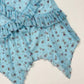 Secondhand Urban Outfitters Tuli Ruffle Midi Skirt in Blue, Size Medium
