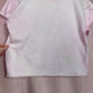 Reworked Cat Wine Distressed Pink Tee, Size Medium