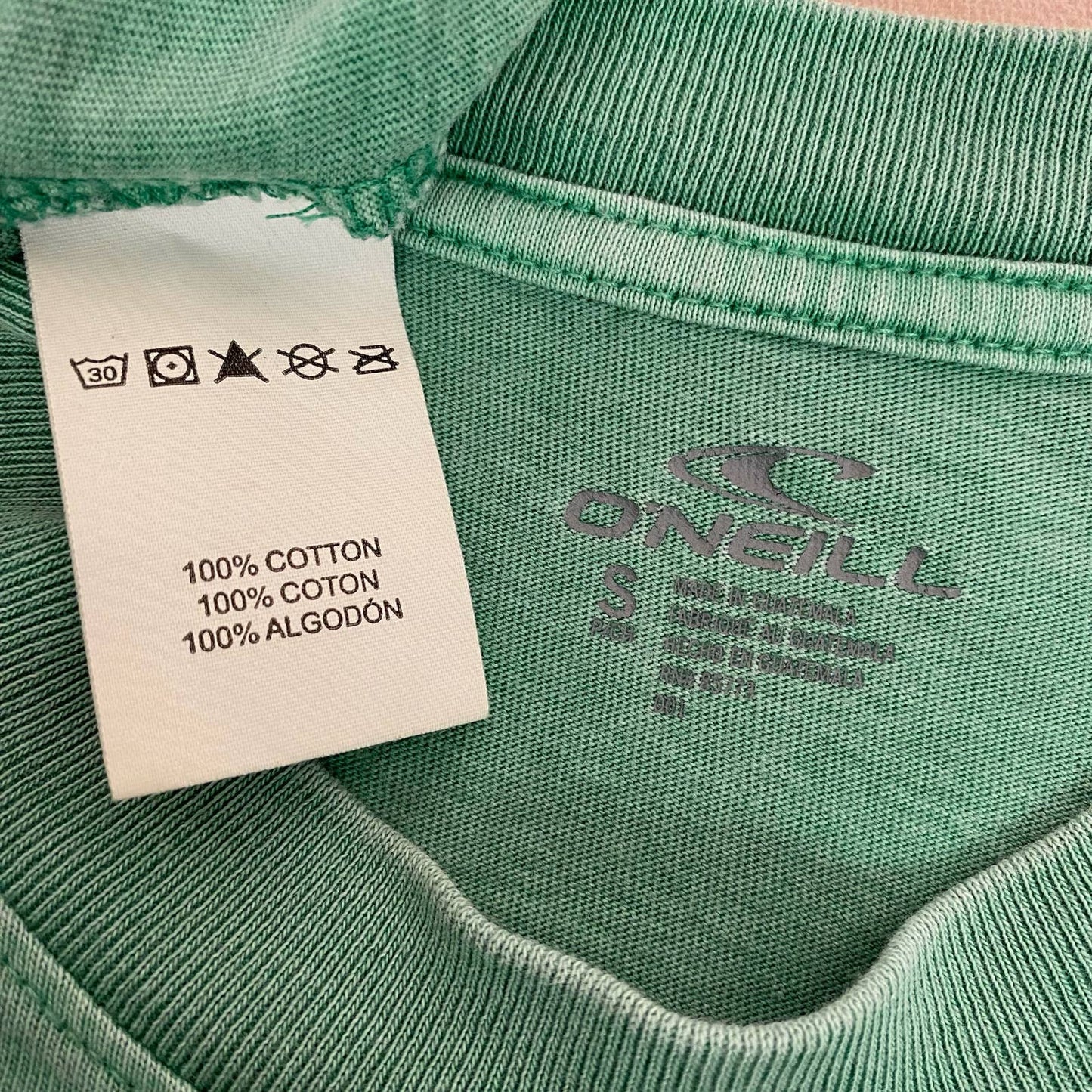 Reworked O’Neill Distressed Crop Tee, Size Small