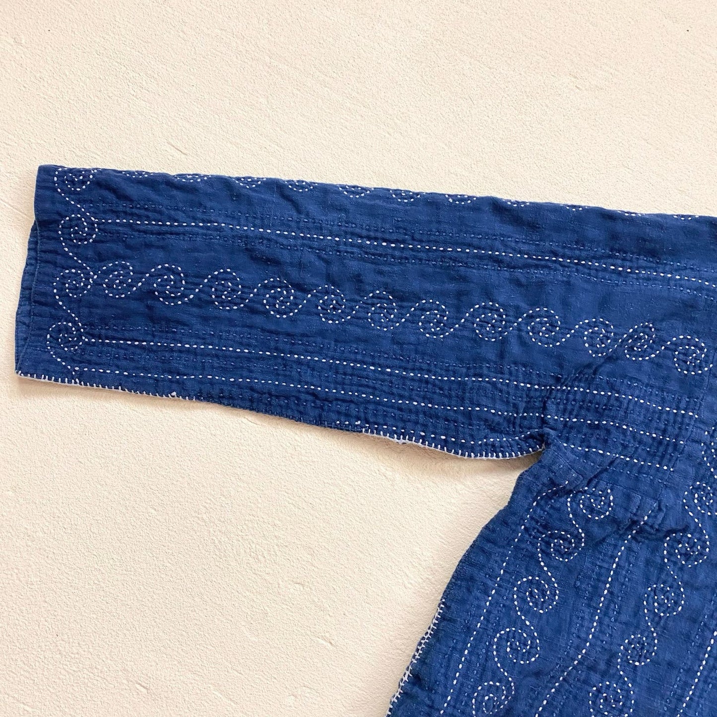 Vintage Blue Denim Button Down Oversized Jacket, Size Large